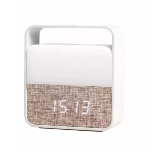 Ночник-часы Xiaomi Midea Clock Alarm Night Light Elegant (белые)