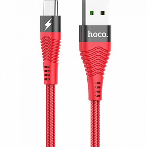 Kабель USB Hoco U53 5A Flash Type-C1,2m (красный)