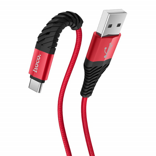 Kабель USB Hoco X38 Cool Charging data cable for Type-C (красный)