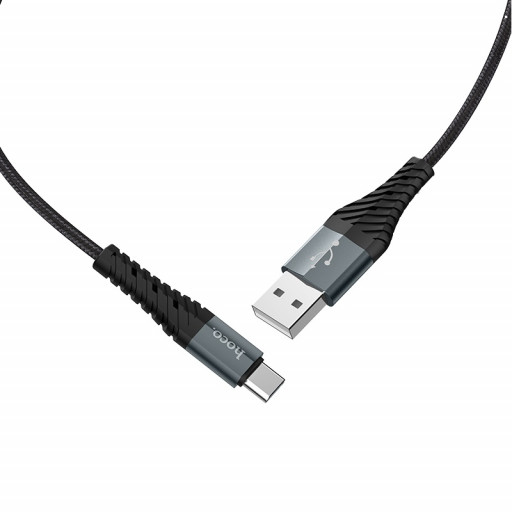 Kабель USB Hoco X38 Cool Charging data cable for Type-C (черный)