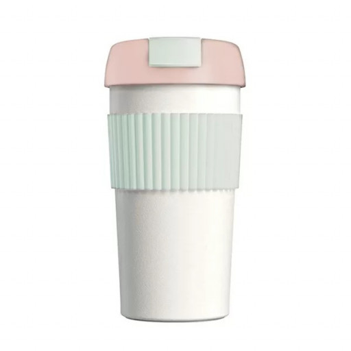 Термокружка Xiaomi Kiss Kiss Fish Rainbow 490ml S-U45C (розовая)