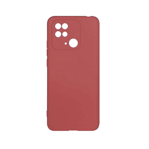 Силиконовая накладка NANO для смартфона Redmi 10C (вишневая)