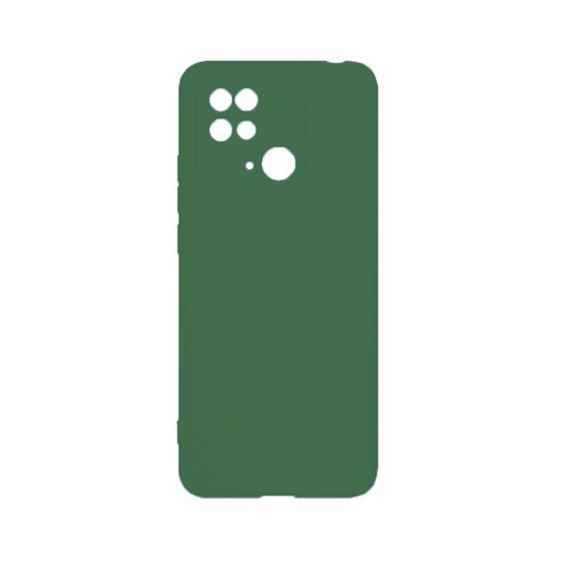 Силиконовая накладка NANO для смартфона Redmi 10C (темно-зеленая)