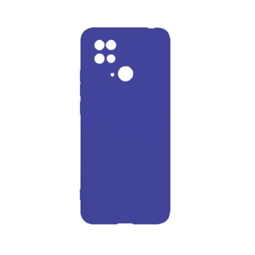 Силиконовая накладка NANO для смартфона Redmi 10C (темно-синяя)