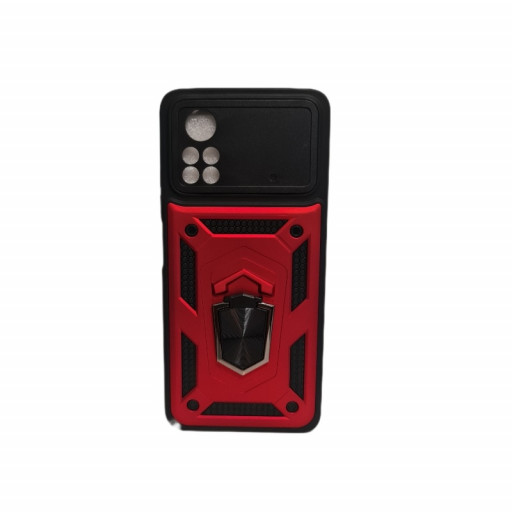 Накладка противоударная Armor Case для смартфона Poco X4 Pro (красная)