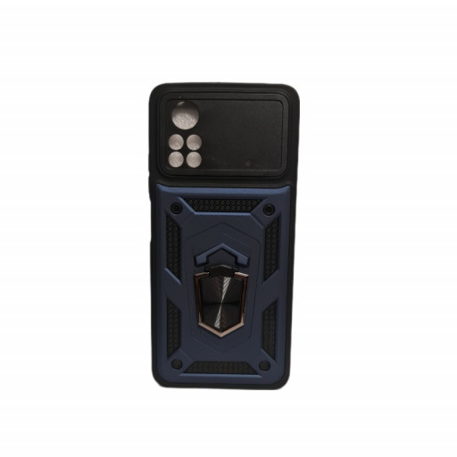 Накладка противоударная Armor Case для смартфона Poco X4 Pro (синяя)