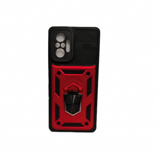 Накладка противоударная Armor Case для смартфона Xiaomi Redmi Note 10 Pro (красная)