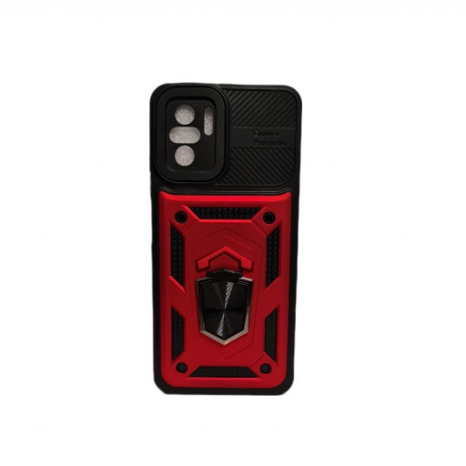 Накладка противоударная Armor Case для смартфона Xiaomi Redmi Note 10/10S (красная)