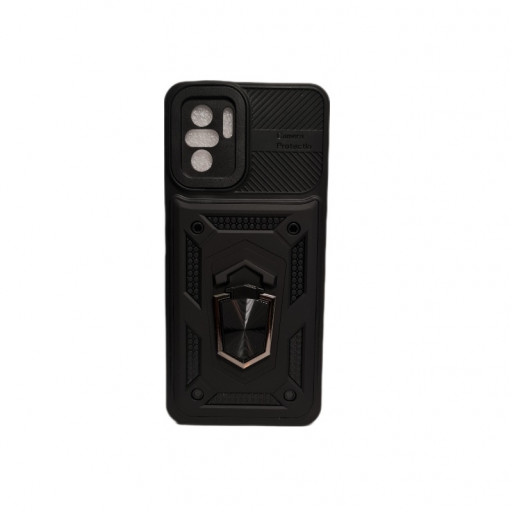 Накладка противоударная Armor Case для смартфона Xiaomi Redmi Note 10/10S (черная)