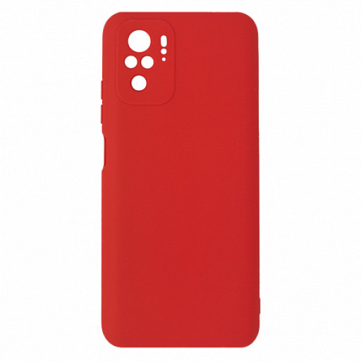 Силиконовая накладка для смартфона Redmi Note 10 (красная)