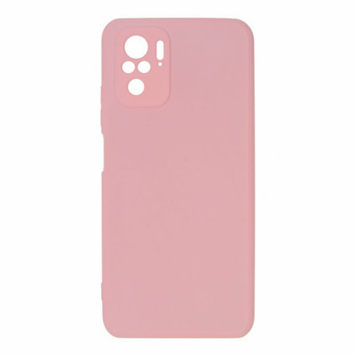 Силиконовая накладка для смартфона Redmi Note 10 (розовая)
