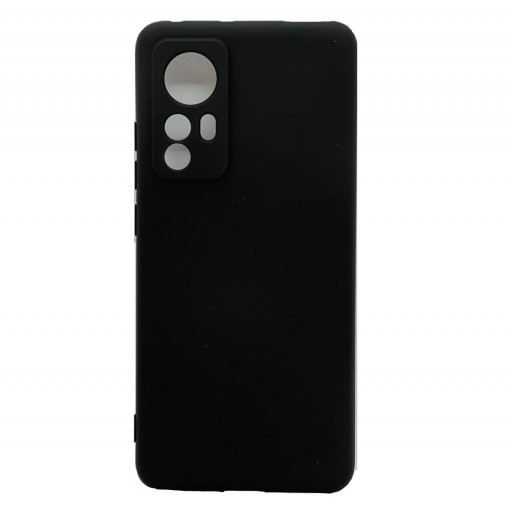 Накладка силиконовая Silicone Cover для смартфона Xiaomi 12/12X (черная)