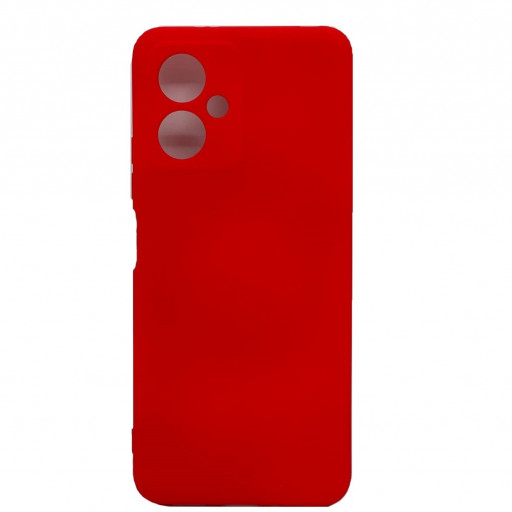 Накладка силиконовая Silicone Cover для смартфона Redmi Note 12 5G (красная)