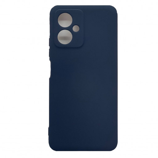 Накладка силиконовая Silicone Cover для смартфона Redmi Note 12 5G (синяя)