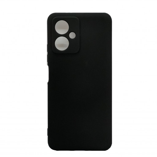 Накладка силиконовая Silicone Cover для смартфона Redmi Note 12 5G (черная)