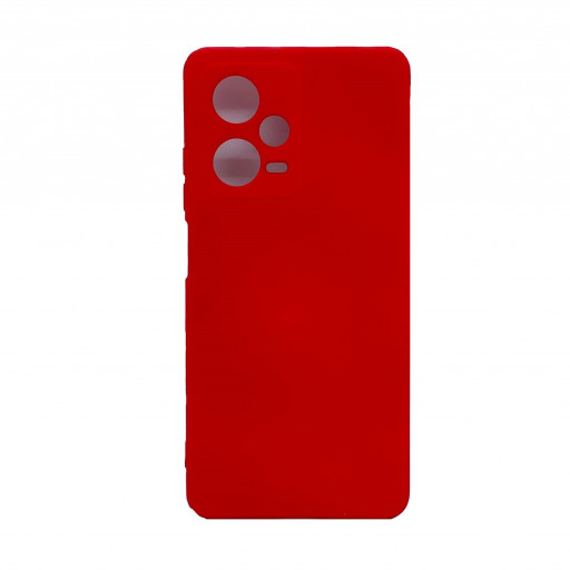 Накладка силиконовая Silicone Cover для смартфона Redmi Note 12 Pro 5G/12 Pro Plus (красная)
