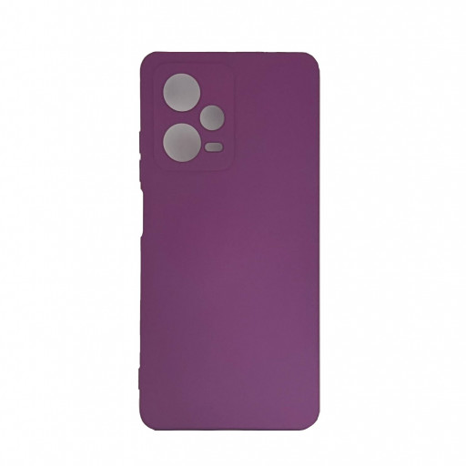 Накладка силиконовая Silicone Cover для смартфона Redmi Note 12 Pro 5G/12 Pro Plus (фиолет)