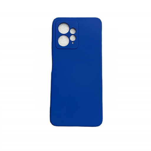 Накладка силиконовая Silicone Cover для смартфона Redmi Note 12 4G (синяя)