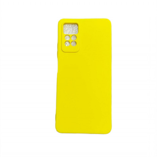 Накладка силиконовая Silicone Cover для смартфона Redmi Note 12 Pro 4G (лимонная)