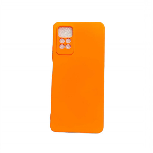 Накладка силиконовая Silicone Cover для смартфона Redmi Note 12 Pro 4G (оранжевая)