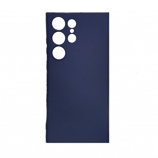 Накладка силиконовая Silicone Cover для смартфона Samsung Galaxy S23 Ultra(синяя)