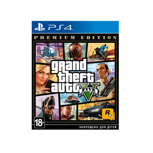 Игра Grand Theft Auto 5 Premium Edition для PS4