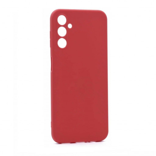 Накладка силиконовая Silicone Case для смартфона Samsung Galaxy S23 (бордовая)