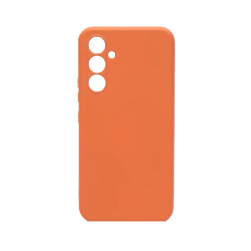 Накладка силиконовая Silicone Cover для смартфона Samsung Galaxy A34 (оранжевая)