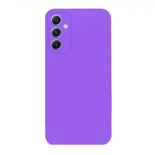 Накладка силиконовая Silicone Cover для смартфона Samsung Galaxy A34 (фиолетовая)