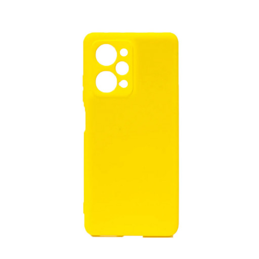 Накладка силиконовая Silicone Cover для смартфона Xiaomi Redmi 12 4G (желтая)