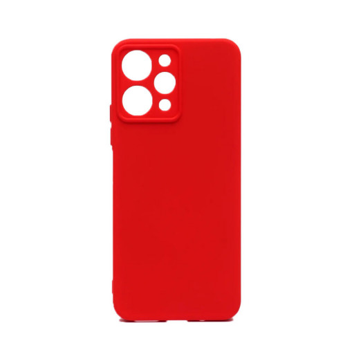 Накладка силиконовая Silicone Cover для смартфона Xiaomi Redmi 12 4G (красная)