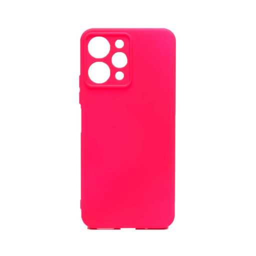 Накладка силиконовая Silicone Cover для смартфона Xiaomi Redmi 12 4G (розовая)