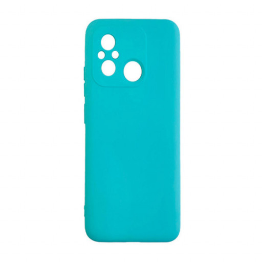 Накладка силиконовая Silicone Cover для смартфона Xiaomi Redmi 12C (голубая)