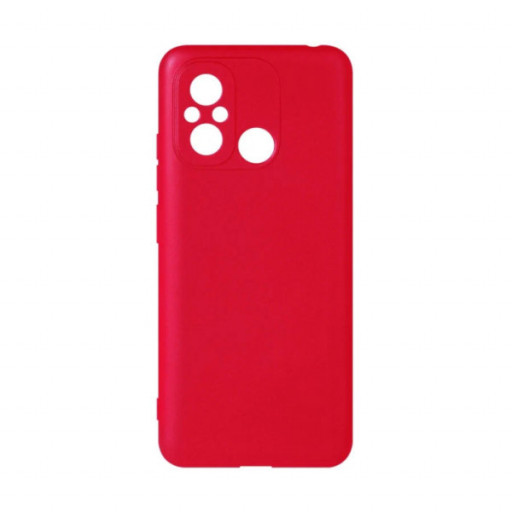 Накладка силиконовая Silicone Cover для смартфона Xiaomi Redmi 12C (красная)