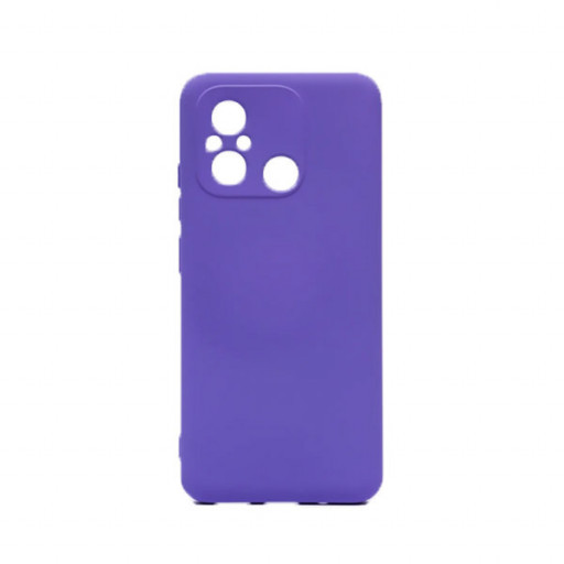 Накладка силиконовая Silicone Cover для смартфона Xiaomi Redmi 12C (фиолетовая)