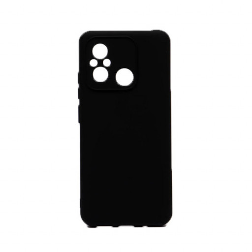 Накладка силиконовая Silicone Cover для смартфона Xiaomi Redmi 12C (черная)