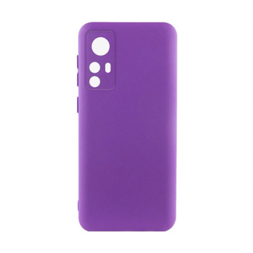 Накладка силиконовая Silicone Cover для смартфона Redmi Note 12S (фиолетовая)