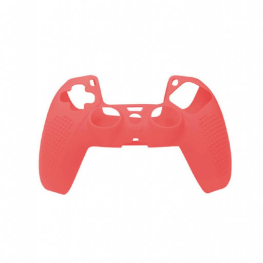 Силиконовый чехол для геймпада PS5 DualSense (красный)