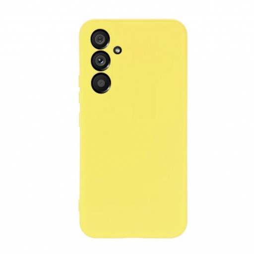 Накладка силиконовая Silicone Cover для смартфона Samsung Galaxy A54 (желтый)