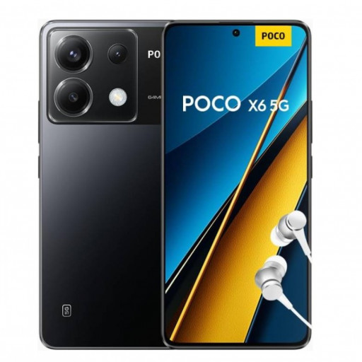 Смартфон Xiaomi Poco X6 5G 12/512Gb (черный)