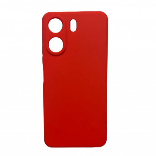 Силиконовая накладка Fashion Case для смартфона Redmi Note 13C 4G (красная)