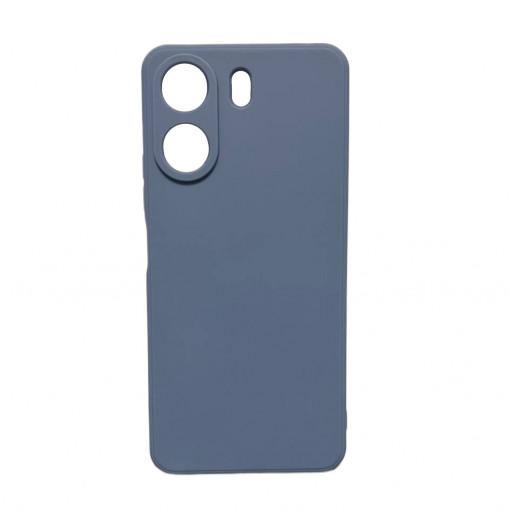 Силиконовая накладка Fashion Case для смартфона Redmi Note 13C 4G (синяя)