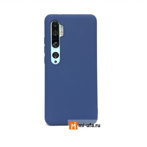 Накладка силиконовая MOLAN CANO для смартфона Mi Note 10 (синяя)