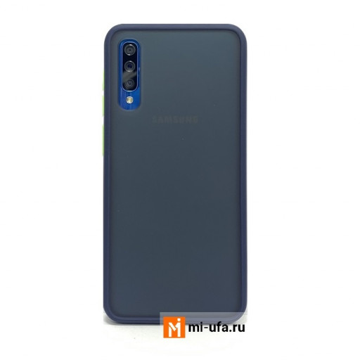 Накладка для смартфона Samsung Galaxy A50 (синяя матовая)
