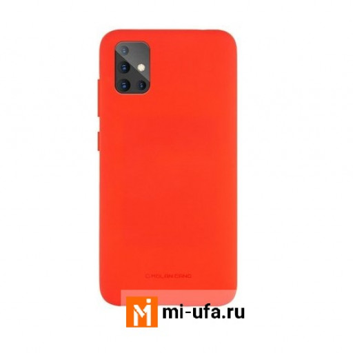 Накладка силиконовая MOLAN CANO для смартфона Samsung Galaxy A51 (красная)