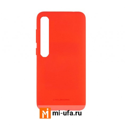 Накладка силиконовая MOLAN CANO для смартфона Xiaomi Mi 10/Mi 10 Pro (красная)