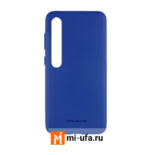 Накладка силиконовая MOLAN CANO для смартфона Xiaomi Mi 10/Mi 10 Pro (синяя)