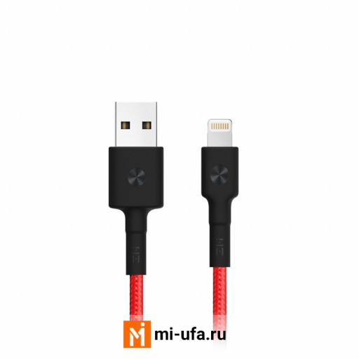 Кабель USB ZMI MFi Lightning 2m AL881 (красный)