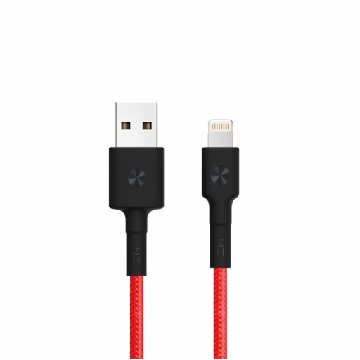 Кабель USB ZMI MFi Lightning 2m AL881 (красный)