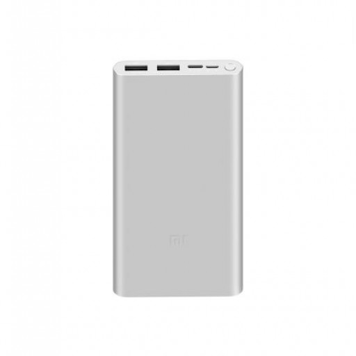 Внешний аккумулятор Xiaomi Mi Power Bank 3 10000 mAh 2 USB (cеребристый)